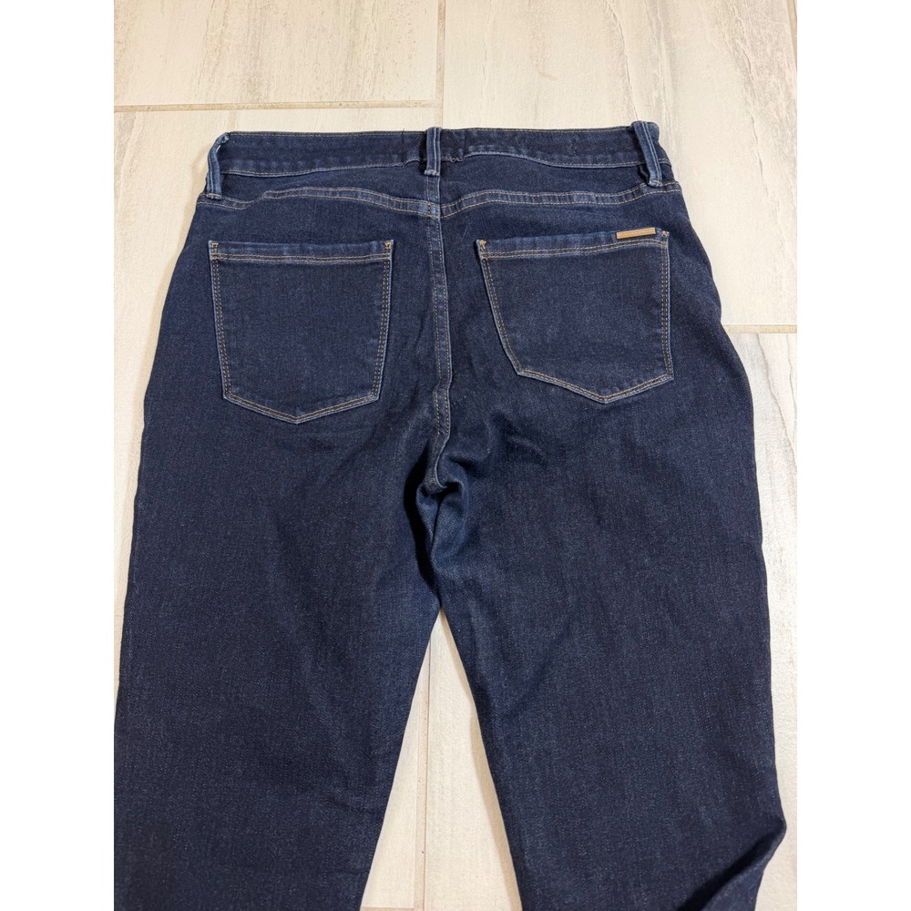 White House Black Market Womens High Rise Skinny Ankle Sculpt Jeans Dark Wash 6 - Picture 5 of 8